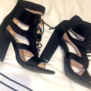 Laced heels